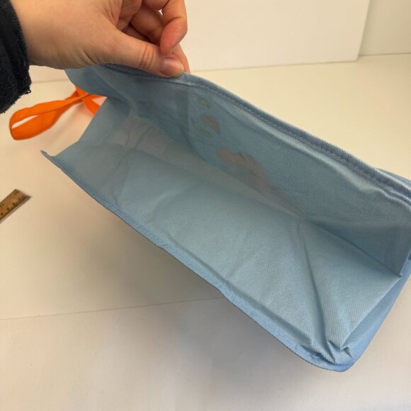 Kellogg Tony the Tiger Character Reusable Tote Bag 2013 Blue Orange Cloth Thin - Picture 11 of 14